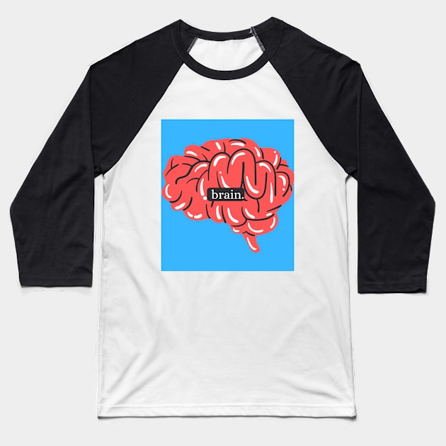 Brainy Baseball T-Shirt by misspoppie1914